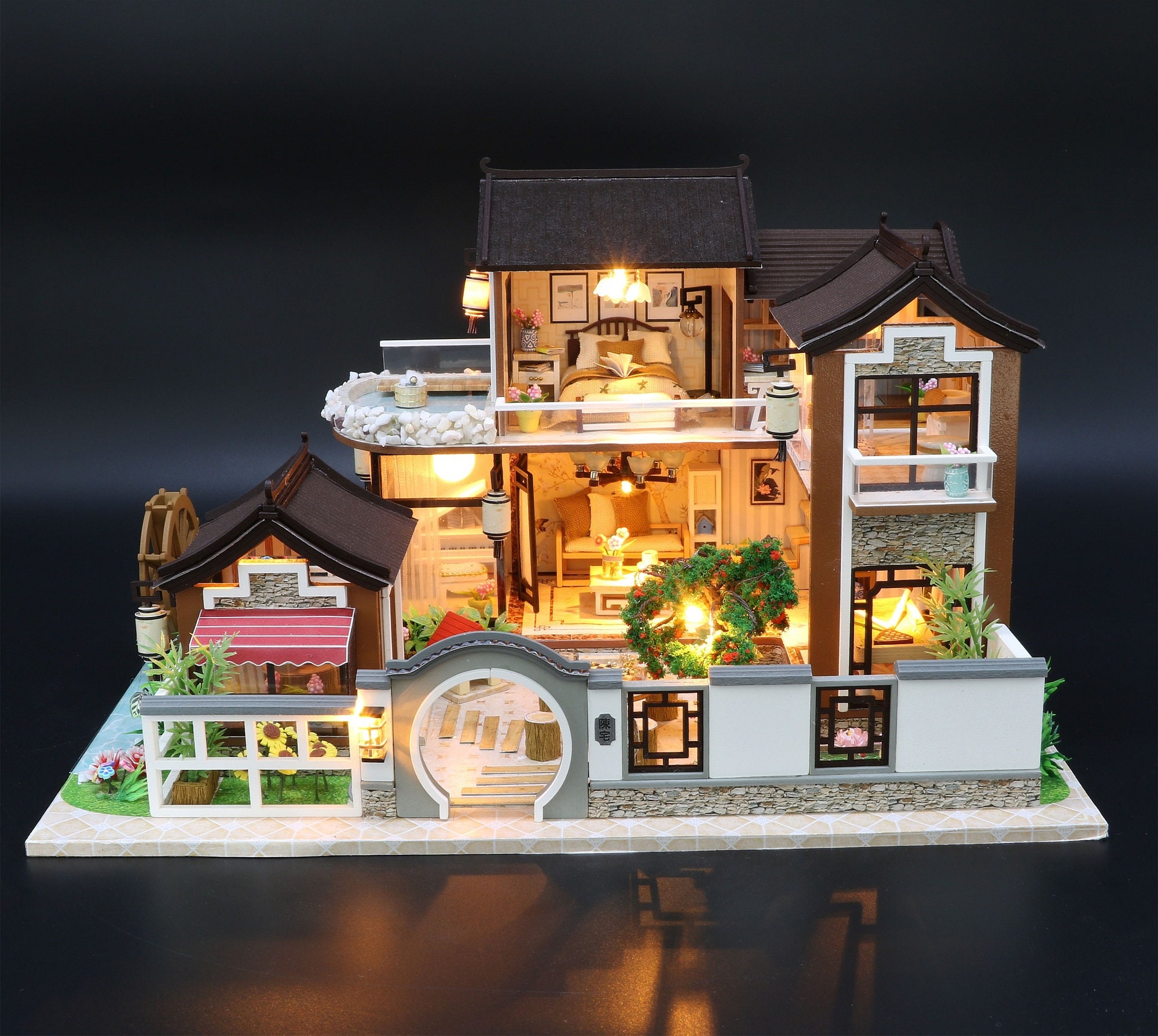 DIY Wooden Dollhouse Furniture Kits 'dream Back in Ancient Etsy