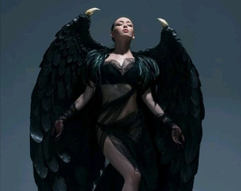 black wings, wings costume, demon wings, maleficent wings, wings cosplay, black wings cosplay, angel wings, black angel wings