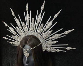 Halo Crown - Sunburst Crown - Embellished Customizable