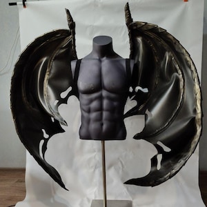 Bat wings, black wings, demon wings, bat wings costume, bat cosplay, black wings costume