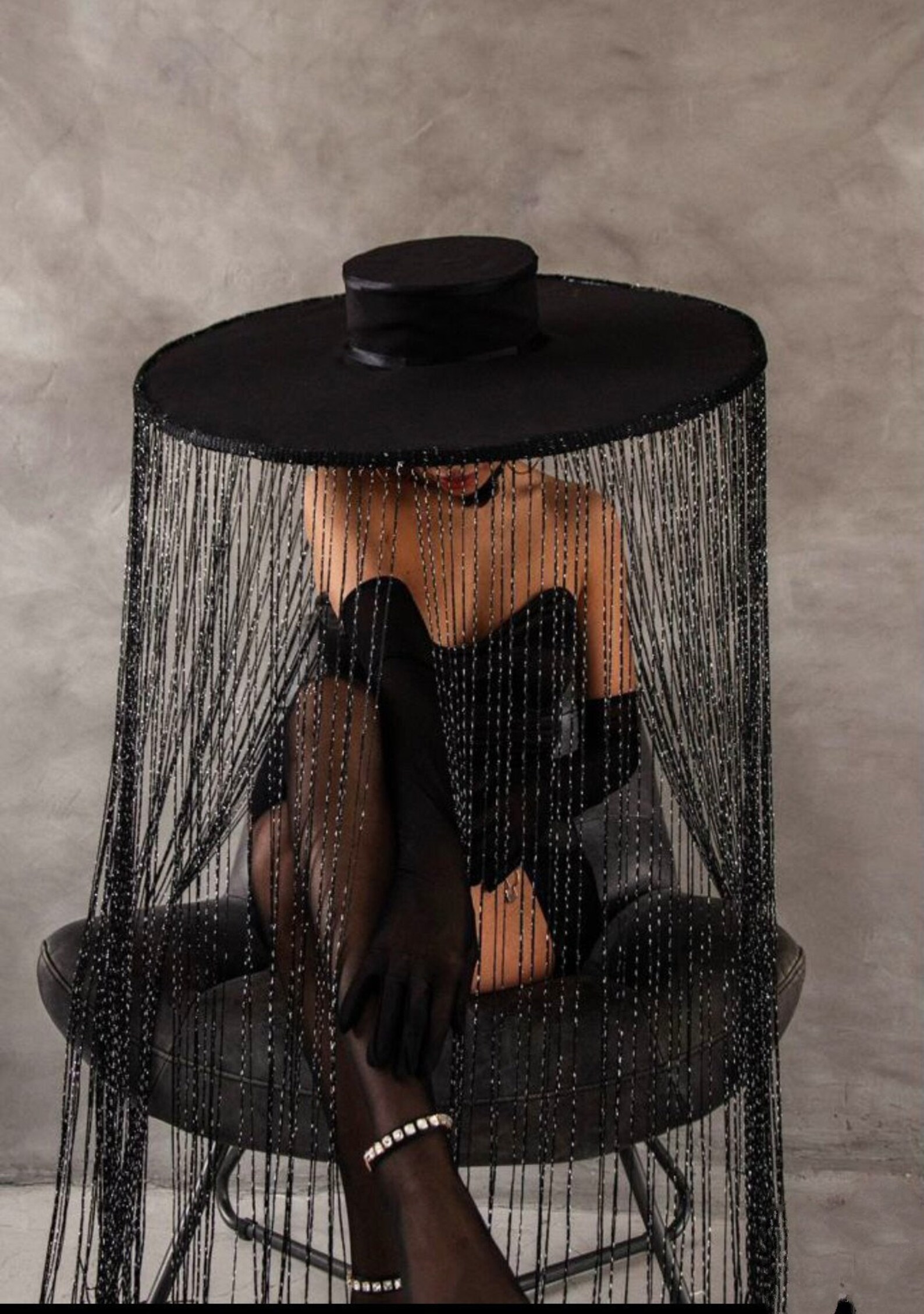 Fringe Hat Photo Shoot Hat Futuristic Costume Cosplay Etsy