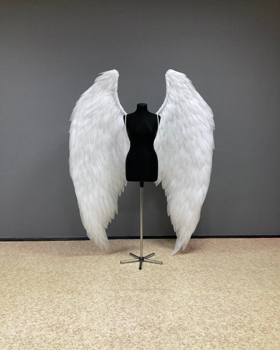 Disfraz de alas de ángel Alas de ángel blanco, Alas de Lucifer, alas de  ángel, alas de boda, alas sexys gigantes, cosplay de alas, ángel de Navidad  -  México