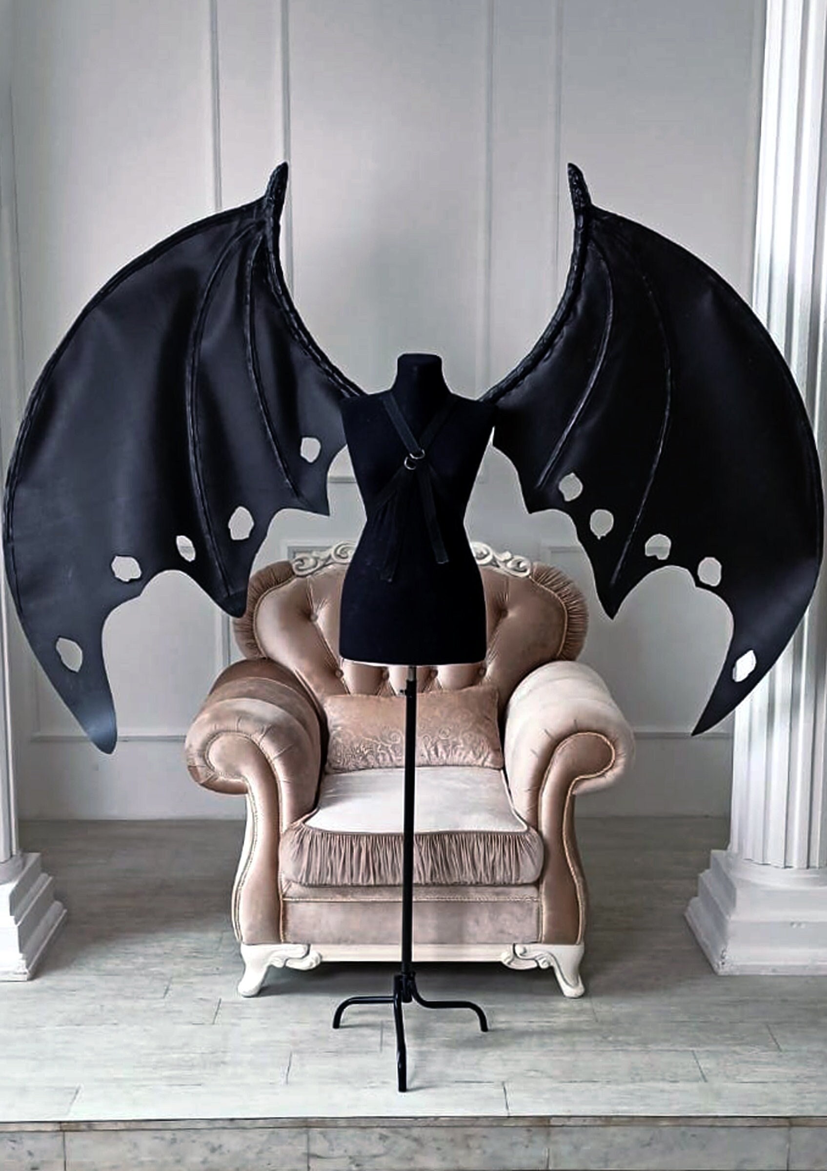 Creepiest Spirit Halloween Bat Wings Ever! - blava0q