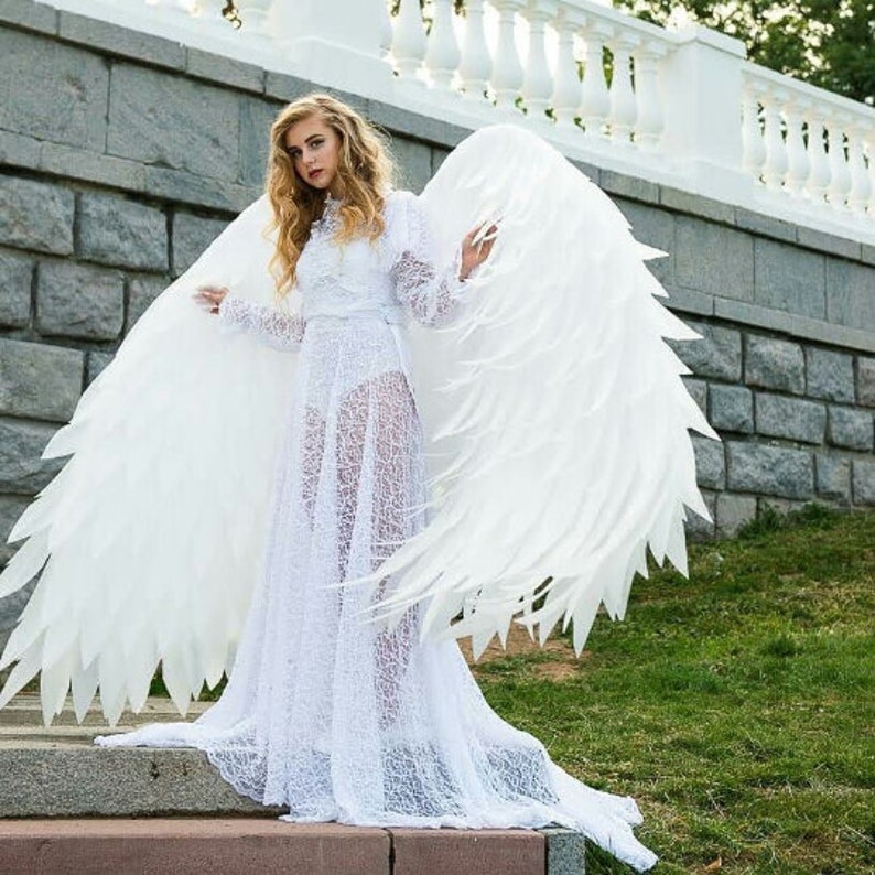 Angel Wings Costume Christmas Day Costume Wings Photo Prop - Etsy