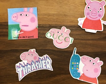etsy peppa pig gucci