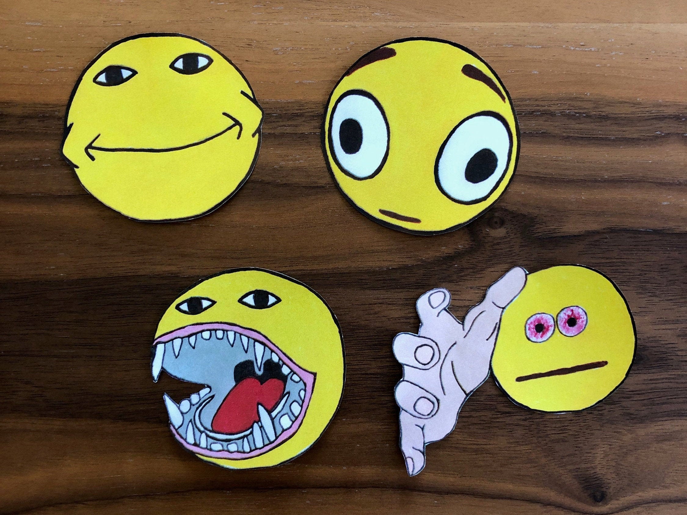 Cursed Emoji Memes Sticker Pack Etsy