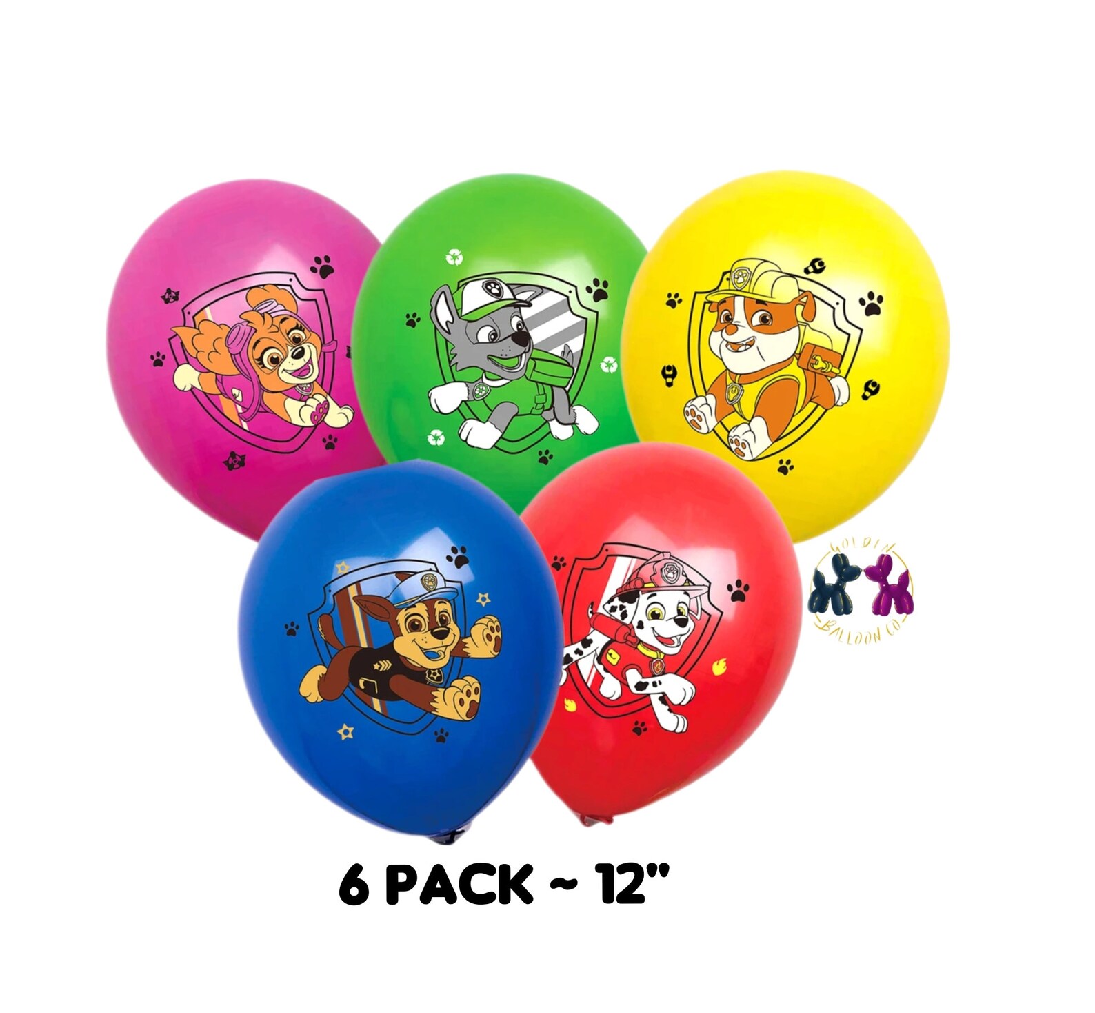 Paw Patrol Balloons - Etsy