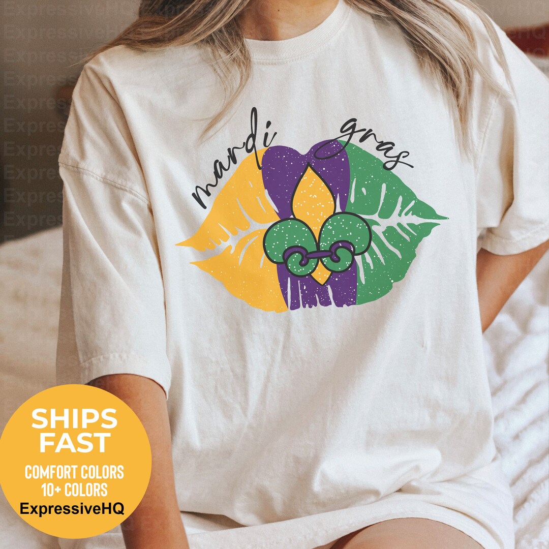 mardi gras t shirt with name