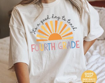 Fourth Grade Teacher Shirt Cute Teacher Shirts For 4th Grade Teacher TShirt, Fourth Grade Teacher Tshirt retro 4th Grade Teacher shirt