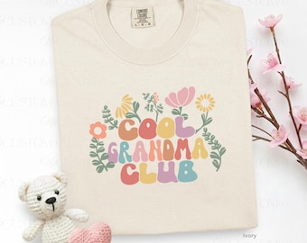 Cool Grandma Shirt, Cool Grandma Club Shirt, Mama Shirt, Mom Gift, Grandma Tshirt, Grandmother Shirt, Grandparent Shirt, Mom Birthday Gift