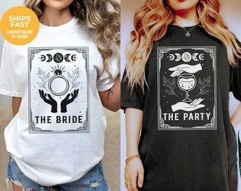 Bachelorette Party Shirts Witch Bachelorette Shirt Witchy Bachelorette Party Favors Comfort Colors Bachelorette Gifts Celestial Bride Squad