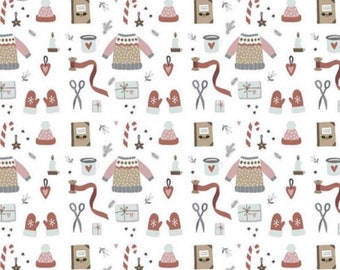 Warm Wishes Fabric | Winter Wear Fabric | Christmas Fabric | Riley Blake Fabric