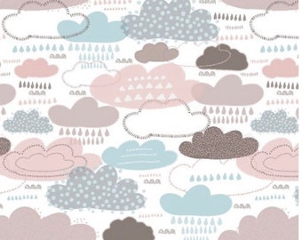 Clouds Fabric | Sky Fabric | Watson in the Woods | Cloud Fabric | Camelot Fabrics | 100% Cotton Fabric