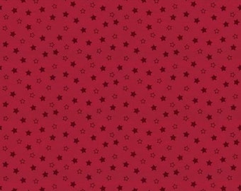 Let Freedom Soar Fabric | Red Stars Fabric | Star Fabric | Riley Blake Fabric | 100% Cotton
