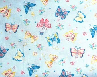 Garden Butterflies Fabric | Butterfly Fabric | Butterflies Fabric | Bug Fabric | Kanvas Studio Fabric | 100% Cotton Fabric