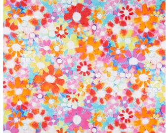 Fresh Cut Flowers Fabric | Floral Fabric | P & B Textiles Fabric | 100% Cotton Fabric