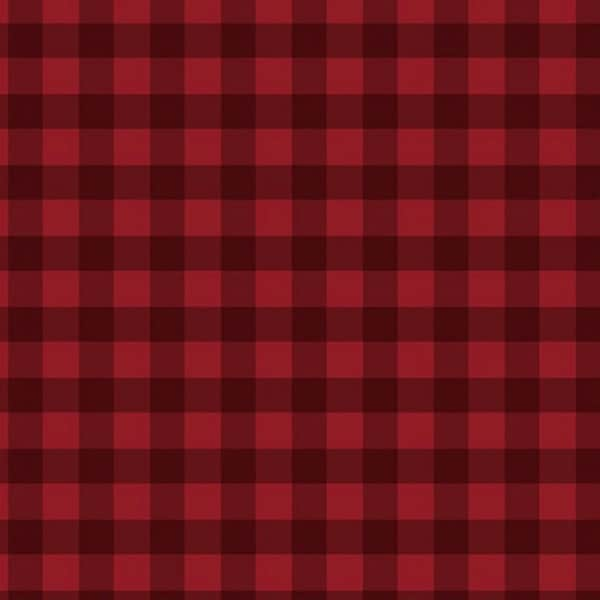 Farmhouse Christmas Fabric | Red Gingham Check Fabric | Christmas Fabric | Riley Blake Fabric