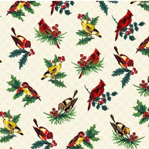 Joyful Birds Fabric | Song Bird Fabric | Birds Fabric | Bird Fabric | Maywood Studio Fabric