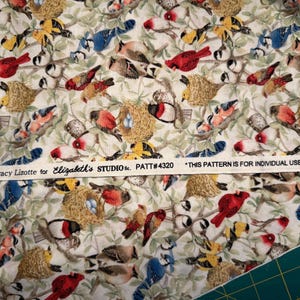 Beautiful Birds Fabric | Song Bird Fabric | Birds Fabric | Bird Fabric | Elizabeths Studio Fabric | Cotton Fabric | 4320 image 3