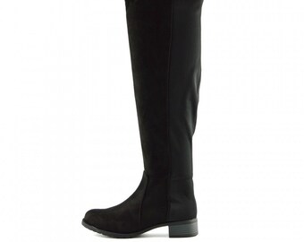 black suede boots uk