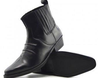 mens cuban heel boots uk
