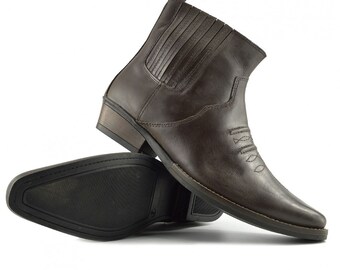 mens cuban heel boots uk
