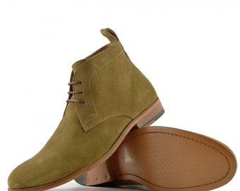 mens leather chukka boots uk