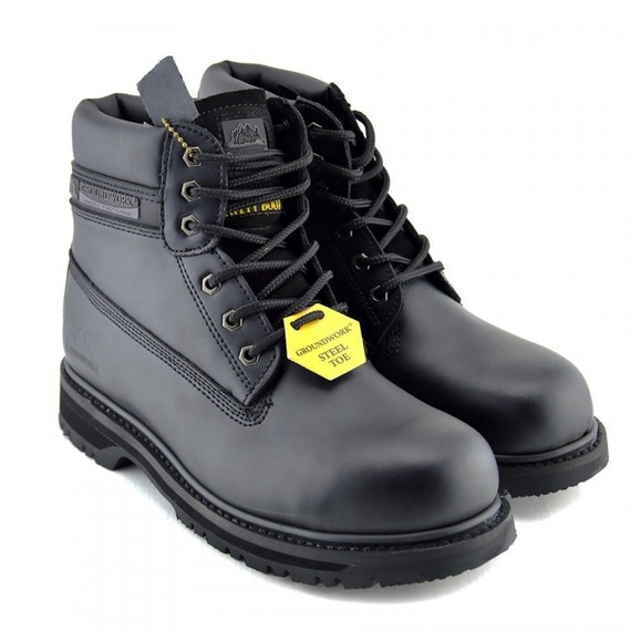 groundwork steel toe cap boots