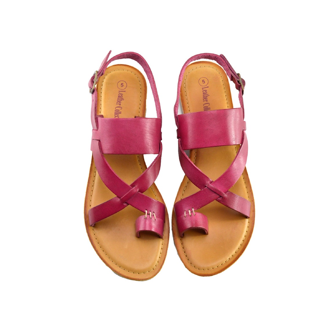 Women's summer sandals pink | Etsy