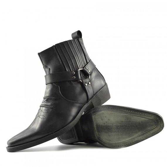 mens cuban heel boots uk