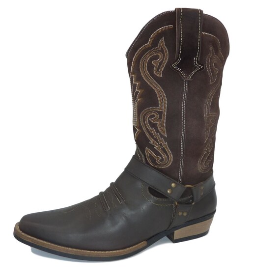 mens cuban heel cowboy boots
