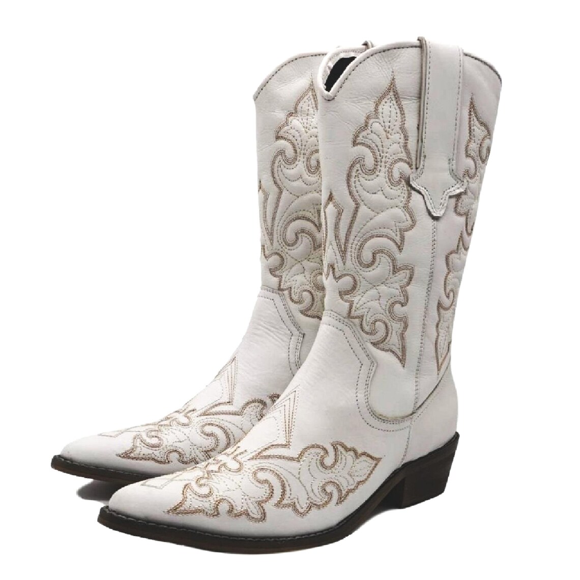White Line Dancing Ladies Women Cowboy Boots Etsy