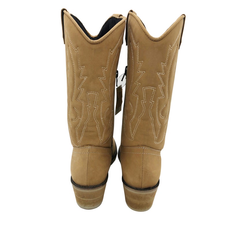 womens leather cowboy boots uk
