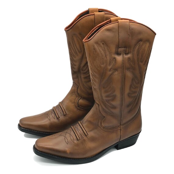 mens cuban heel cowboy boots