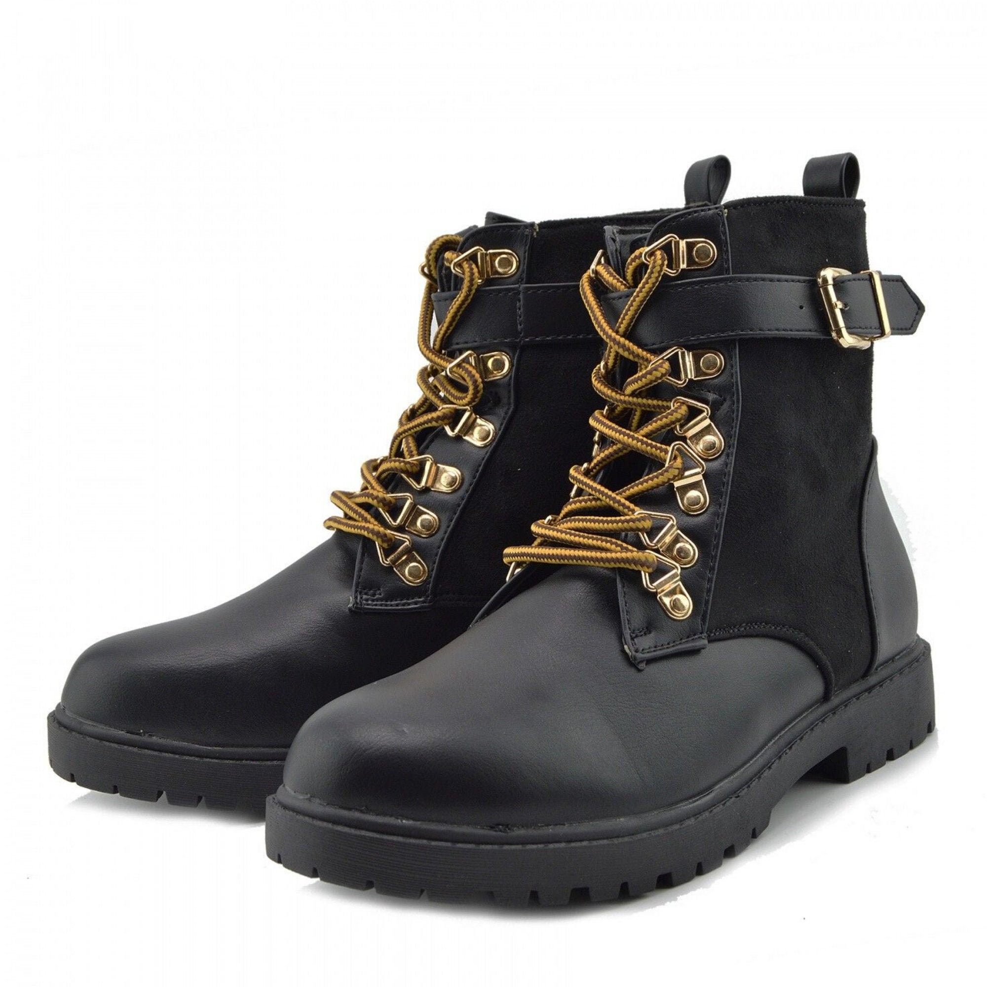 NEW LIGHTWEIGHT COMBAT Chunky Rugged Fashion Ankle Boots for Etsy