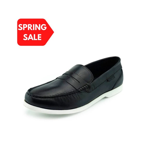 Mocasines negros de para hombres zapatos de fiesta - Etsy España