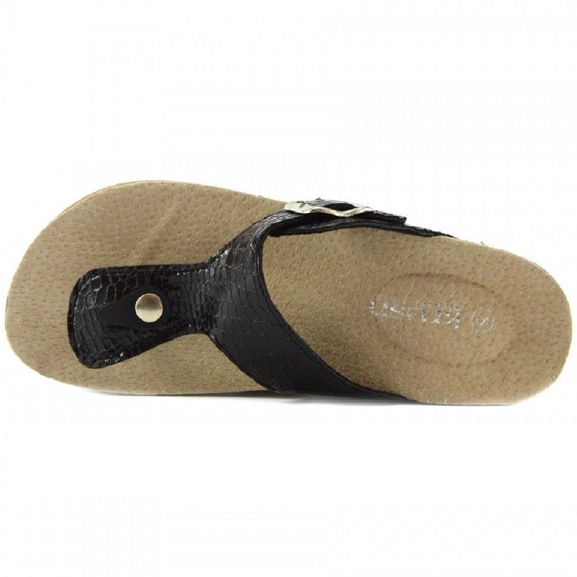 cork bed flip flops