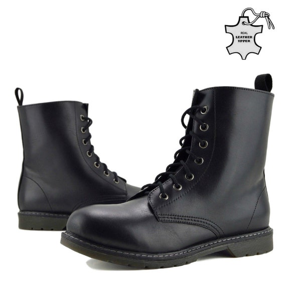 retro combat boots mens