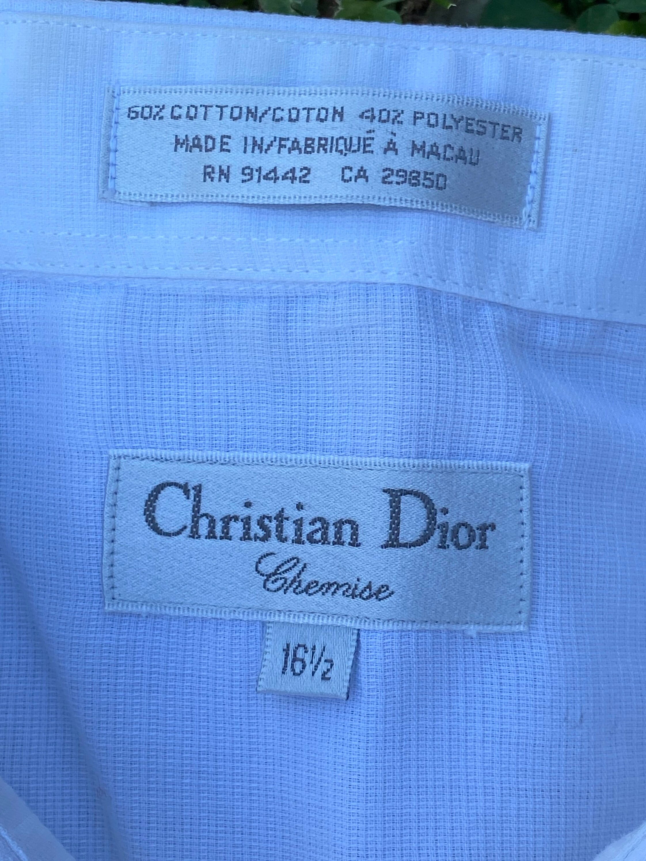 Buy 90s Shirt Couture Christian Dior Chemise/christian Dior Online