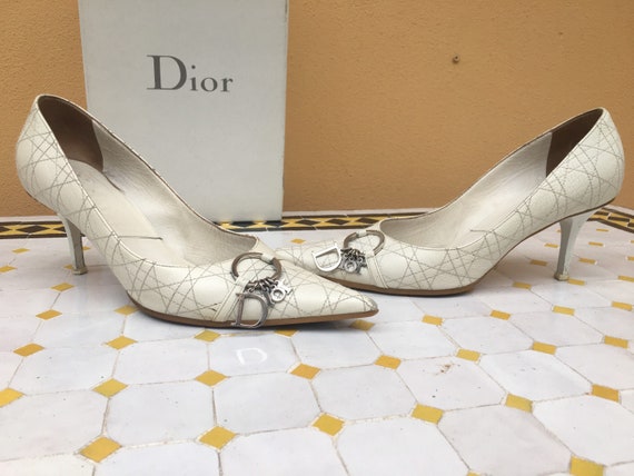 Shoes CHRISTIAN DIOR/ White Décolleté Christian Di