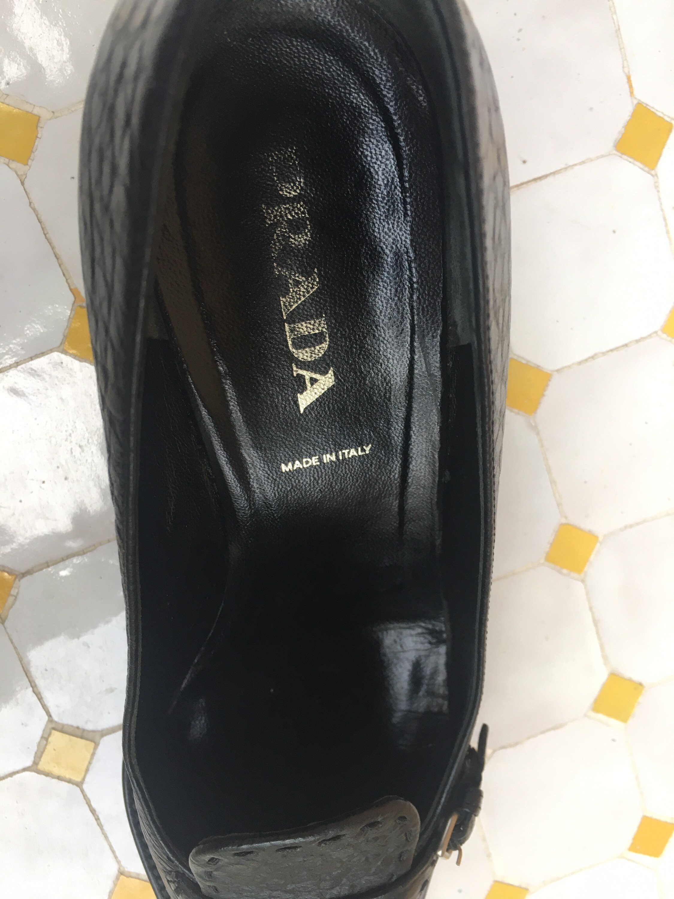 90s Prada Vintage Décolleté/lady Prada Style/leather - Etsy