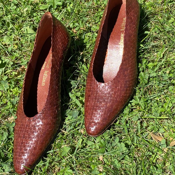 Bottes Vintage Stéphane Kélian - Taille 36,5 Marron Fauve - Cuir - Talon Haut - Occasion