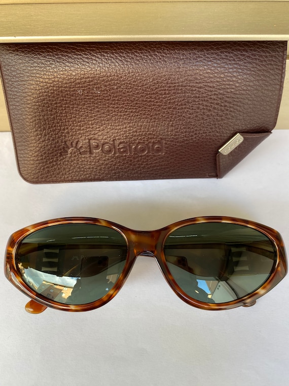 80s Sun glasses Polaroid tortoise/Polaroid sungla… - image 1