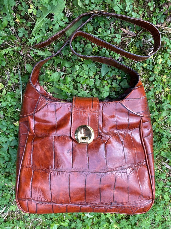 80s Vintage Crossbag Alfredo Picchi/Brown Shoulder