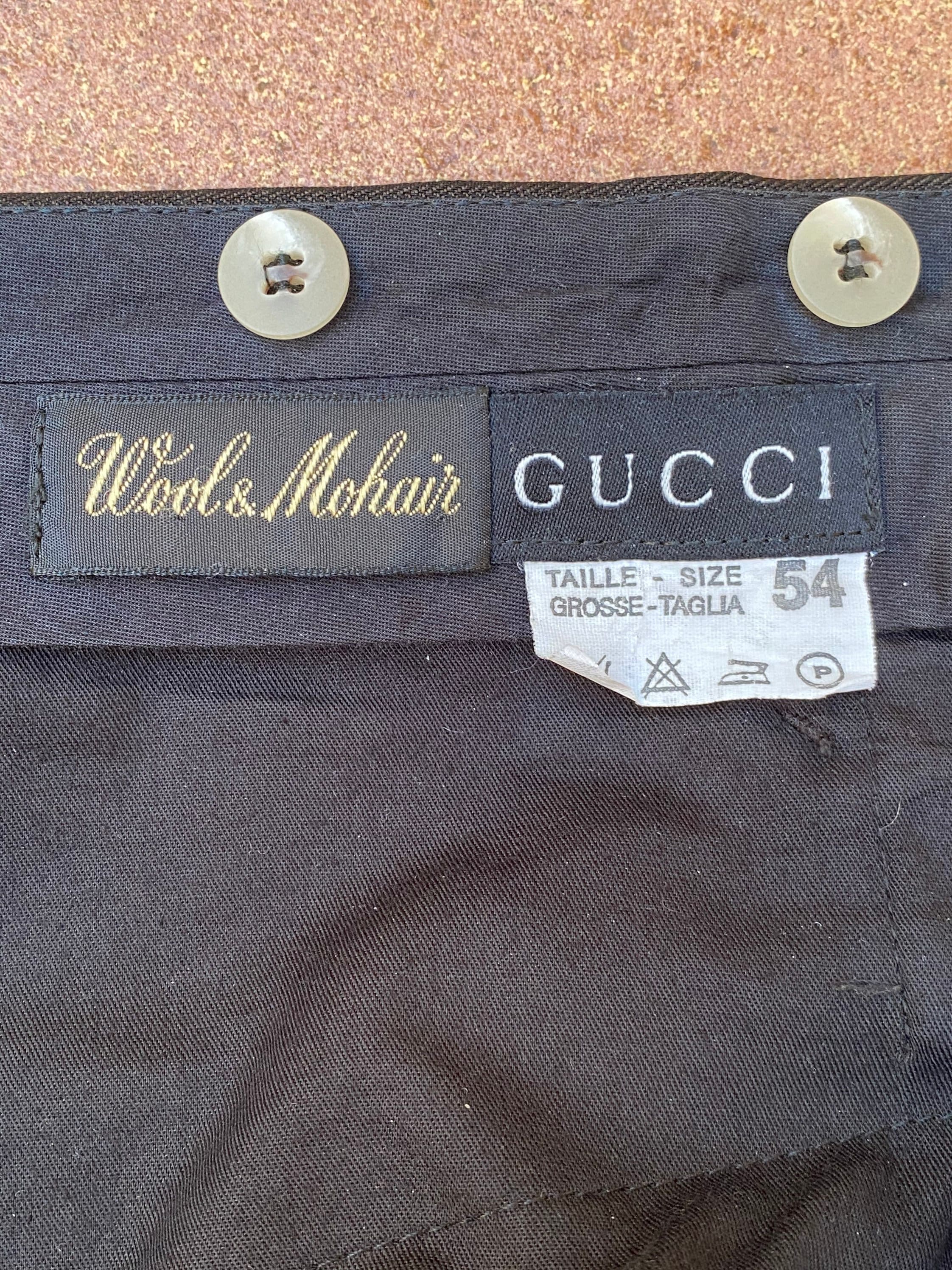 90s Gucci Pants Vintage Classic/brown Pants Gucci/design Pants - Etsy