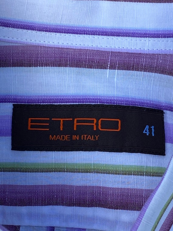 90s Shirt Couture Etro Vintage/Fashion shirt Etro… - image 8