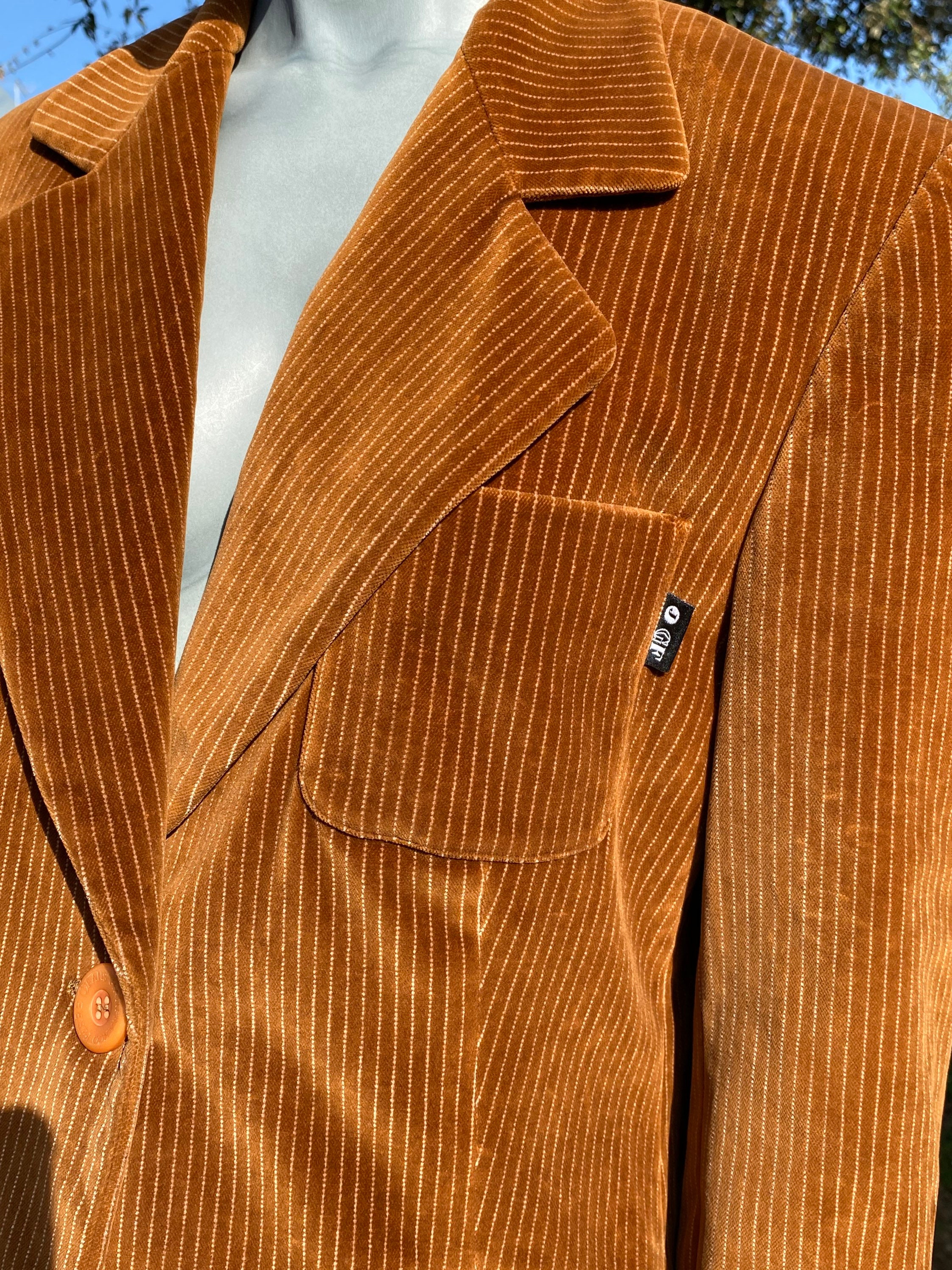 Editor Modernize Potatoes 90s Vintage Velvet Jacket Gianfranco Ferre Jeans/brown Velvet - Etsy Finland