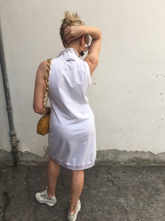 90s Dress Jean Paul Gaultier/White cotton dress J… - image 6