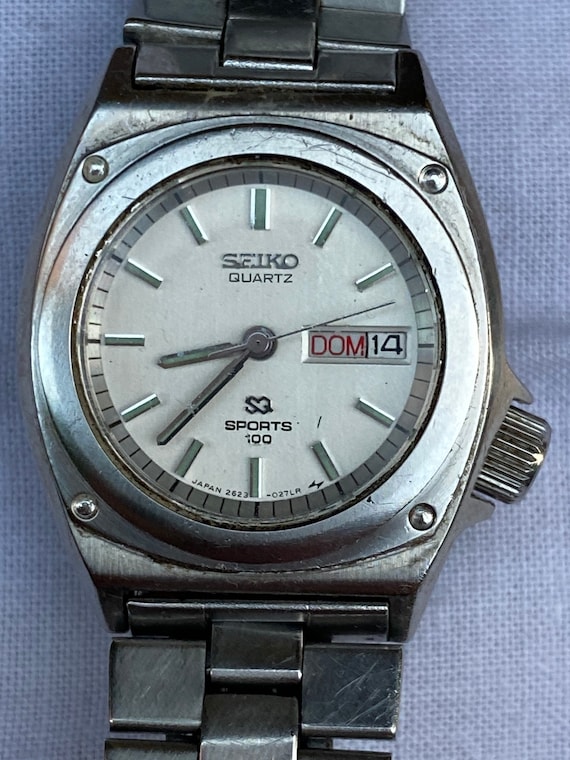 Reloj pulsera Seiko de los años 80 / Reloj Seiko / - Etsy España
