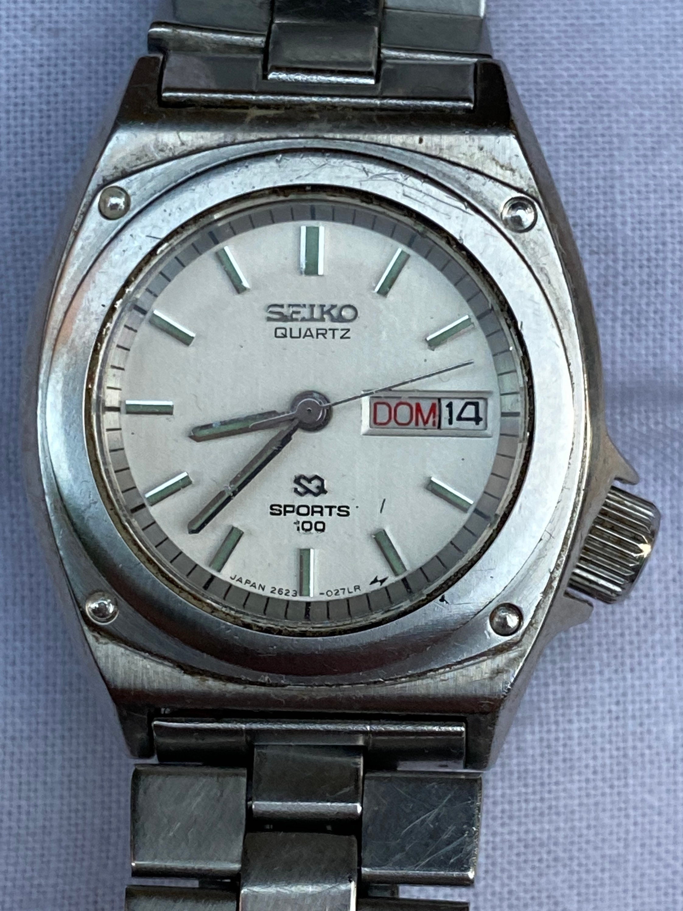 80s Seiko Wrist Watch/seiko Vintage Watch/seiko Quartz - Etsy Norway